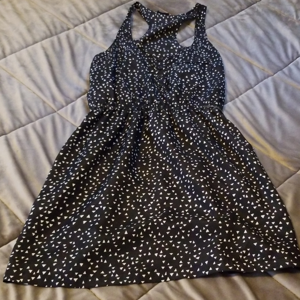 Black strappy dress